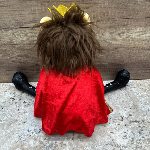 FAO Schwarz Glow Brights King Lion Plush 23” Lights & Sound Stuffed Crown Cape - Picture 2 of 12